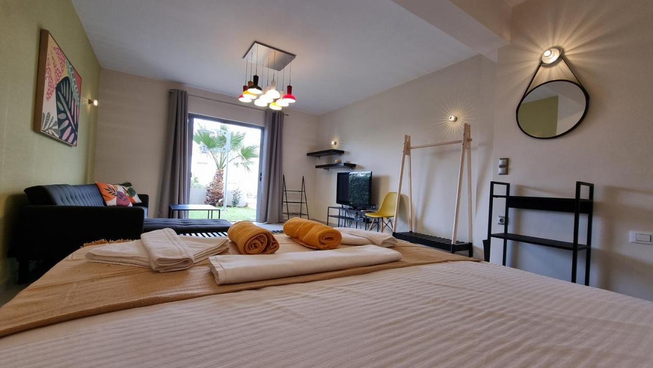 Sandy Point Villas Chania Agia Marina Dış mekan fotoğraf